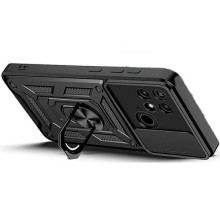 Чехол Ummi Camshield Serge Ring для Xiaomi Redmi 10C – Черный