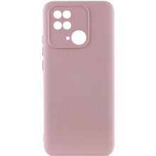 Чохол Silicone Cover Lakshmi Full Camera (AAA) для Xiaomi Redmi 10C (Рожевий)