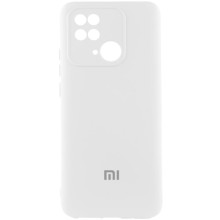 Чехол Silicone Cover Lakshmi Full Camera (AAA) with Logo для Xiaomi Redmi 10C (Белый)