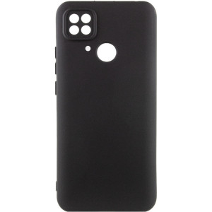Чехол Silicone Cover Lakshmi Full Camera (AAA) для Xiaomi Redmi 10C (Черный)