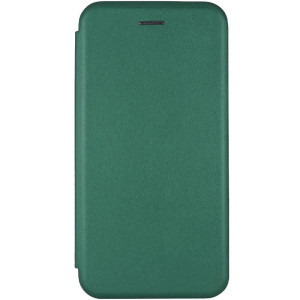 Кожаный чехол-книжка Classy для Xiaomi Redmi 10C (Зеленый)