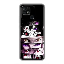Чехлы Персонажи Аниме Наруто для Xiaomi Redmi 10C (AlphaPrint) (Глаза Anime)