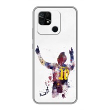 Чехлы Месси для Xiaomi Redmi 10C (AlphaPrint) (Messi Barca)