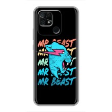 Чехлы Мистер Бист для Редми 10С (logo Mr beast)