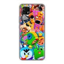 Чехлы Brawl Stars для Xiaomi Redmi 10C (AlphaPrint)
