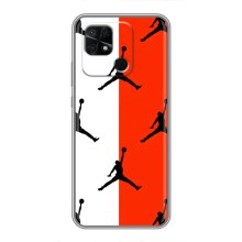 Чехлы для Xiaomi Redmi 10C - с картинкой JORDAN (AlphaPrint) (Лого Джордан)