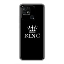 Чохол (Корона на чорному фоні) для Редмі 10с (KING)