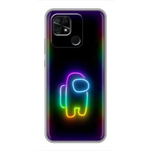 Чехол Амонг Ас для Xiaomi Redmi 10C (AlphaPrint) (Яркий скин)