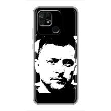 Чехол для Xiaomi Redmi 10C (AlphaPrint - с принтом Зеленского) – Зеленский АРТ