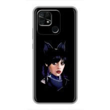 Чехлы Венсдей на Xiaomi Redmi 10C Уэнсдей (AlphaPrint) (серьезная Уэнздей)