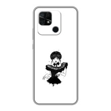 Чехлы Венсдей на Xiaomi Redmi 10C Уэнсдей (AlphaPrint) (танец Уэнздей)