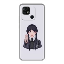 Чехлы Венсдей на Xiaomi Redmi 10C Уэнсдей (AlphaPrint) (Уэнздей и Вещь)