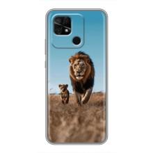 Чехол Король лев на Редми 10С (Мусафа и Симба)