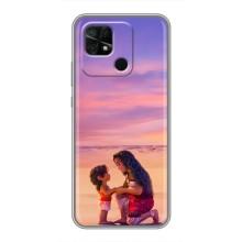 Чехол с мультфильмом Моана Xiaomi Redmi 10C (Моана и Симеа)