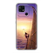 Чехол с мультфильмом Моана Xiaomi Redmi 10C (Моана в море)