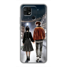 Чехол с дизайном Венздей 2 на Xiaomi Redmi 10C – Уэнсдей и Тайлер