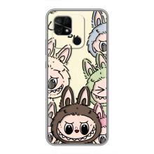 Чохол з Лабубу на Xiaomi Redmi 10C – Колаж Лабубу