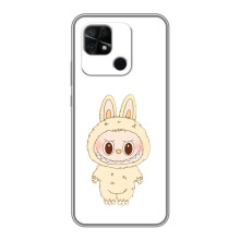 Чохол з принтом Лабубу для Xiaomi Redmi 10C – Бежевий Лабубу