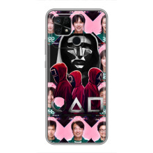 Чехол Гра в кальмара для Xiaomi Redmi 10C – Персонажи игры кальмара