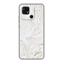 Мраморний чехол на Xiaomi Redmi 10C (VPrint) (Білий мрамор)