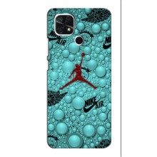 Силиконовый Чехол Nike Air Jordan на Редми 10с (Джордан Найк)