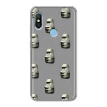 Бампер з принтом Меми для Xiaomi Redmi 6 pro – Кам'яна особа