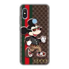 Чехлы Бренд GUCCI для Xiaomi Redmi 6 pro – Маус Гуччи