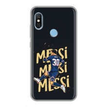 Чехлы для Xiaomi Redmi 6 pro (Leo чемпион) (AlphaPrint) (Messi ПСЖ)