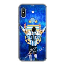 Чохли для Xiaomi Redmi 6 pro (Leo чемпіон) (AlphaPrint) (Мессі збірна)
