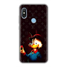 Чехлы для Xiaomi Redmi 6 pro - Скрудж МакДак Louis Vuitton (PREMIUMPrint) (Скрудж с бриллиантом)