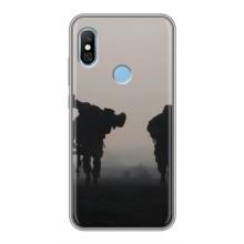 Чехлы на военную тематику для Xiaomi Redmi 6 pro – Бой солдат