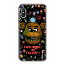 Чехлы Пять ночей с Фредди для Редми 6 Про – Freddy