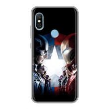 Чехлы с героями Марвел Xiaomi Redmi 6 pro (VPrint)