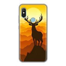 Чохли з зображенням різних тварин на Xiaomi Redmi 6 pro (Силует Оленя)