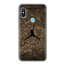 Чохли для Xiaomi Redmi 6 pro - з картинкою JORDAN (AlphaPrint) (Logo Jordan)