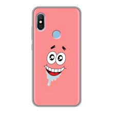 Чехлы с Патриком на Xiaomi Redmi 6 pro (Мордочка Патрика)