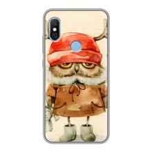 Чехлы с принтом СОВЫ для Xiaomi Redmi 6 pro – Сова в шапке