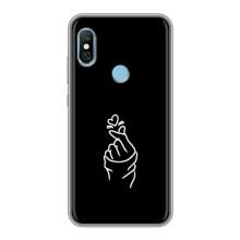 Чехлы (Знак сердечка) на Xiaomi Redmi 6 pro – Знак Сердечка