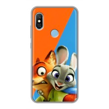 Чохли ЗООТРОПОЛІС для Xiaomi Redmi 6 pro (Нік і Хопс)