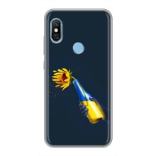 Чехол для Патриота Украины Xiaomi Redmi 6 pro - (AlphaPrint) (Коктейль молотова)