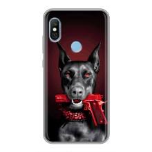 Чохол ДОБЕРМАН  для Xiaomi Redmi 6 pro – Доберман злий