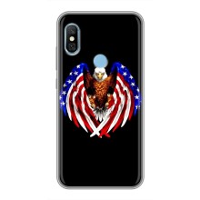 Чехол Флаг USA для Xiaomi Redmi 6 pro – Крылья США