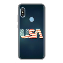 Чехол Флаг USA для Xiaomi Redmi 6 pro – USA