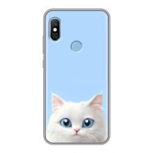 Чехол на тематику: Коты для Xiaomi Redmi 6 pro – Белый кот