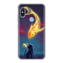 Чехол на тематику: Коты для Xiaomi Redmi 6 pro – Встреча