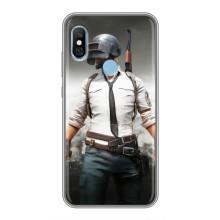 Силиконовый чехол с картинкой "Герой Pubg" на Xiaomi Redmi 6 pro – Пабг