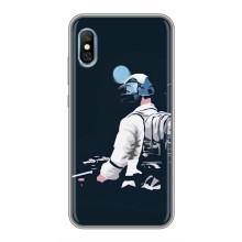 Силиконовый чехол с картинкой "Герой Pubg" на Xiaomi Redmi 6 pro – В экиперовке
