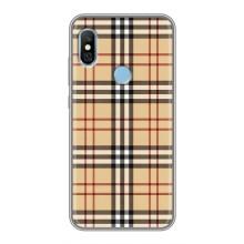 Чохол з Брендами одягу на Редмі 6 Про – Burberry стиль