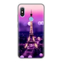 Чехол с Эйфелевой башней на Xiaomi Redmi 6 pro – Париж башня