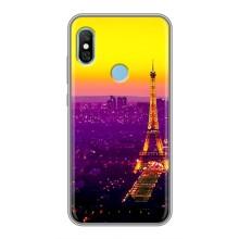 Чехол с Эйфелевой башней на Xiaomi Redmi 6 pro – Яркая башня